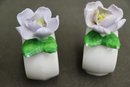 Set Of 12 Spring Flower Napkin Ring Holders