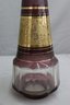 Vintage Moser-style Bohemian Glass Decanter