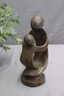 Hand-carved Stone Mother And Child Statue