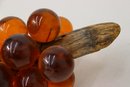 Vintage Lucite Grapes On Driftwood Mid Century Mod