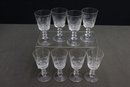 Group Lot Of 8 Claret Corral By Rock Sharpe Wine Goblets
