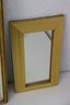 Group Lot Of 5 Wall Mirrors Along With A Wall Shelf