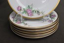 Group Lot Of 6 Damask Rose By Vogue Bread & Butter Plates