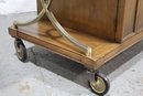 Vintage Mastercraft Furniture Expandable Wheeled Gueridon Serving Cart
