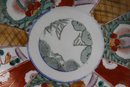 Vintage Japanese Imari Porcelain Shallow Bowl