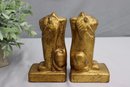 Golden Lions Bookends  Made In Italy By Bellini