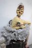 Raucous Bejeweled Dancehall Dame Large Figurine - She's NOT Broken -