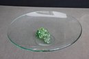 Glass Crystal Parabola Bowl On Grape Bunch Pedestal