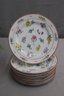 Set Of 8 Salad Plate Floral Fantasy By BRIARD, GEORGES And 2 Mugs