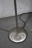 Brushed Stainless Adjustable C-Hinged Floor Lamp