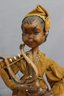 Pair Of Vintage 1960's TILSO Plastic Elf PIXIE-Playing Mandolin And Other Missing It's Instrument