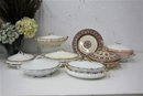 Group Lot Of Tureens And One Plate