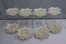 Vintage Dorothy Thorpe Mexico Frosted Lucite Resin Fruit Bowls  And Plates (17pcs)