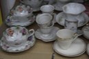Shelf Lot Of Cup And Saucers