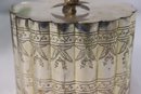 Vintage Oval Shaped Silver Plated Tea Caddy International Silver Co.