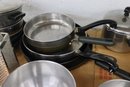 Group Lot Of Assorted Cookware -mixing Bowls, Pots/Pans, Box Graters, More