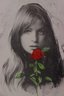 Limited Edition M. Maurice Colored Etching  #67/250, Lady Rose, Signed And Framed