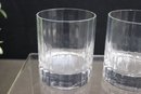 Group Lot Barware: 4 Facet Fluted Rocks Glasses And 7 Facet Fluted Highball Glasses