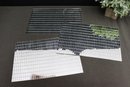 Three Rollup Mirrored Tile Placemats