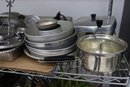 Group Lot Of Cake Pans, Molds, Forms, And Assorted Kithcen Equipment