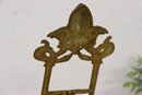 Vintage Ornate Filigree Gold-painted Metal Table Easel/stand