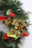 Floral Ribbons And Pine Cone 26' Wreath With Storage/travel Bag