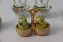 Cute Group Lot Of Animal Themed Salt & Pepper Sets And Miniature Animal Figurines