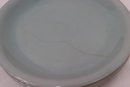 Group Lot Of Dusty Teal Glazed Stoneware Bowls And Plates