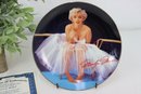 Forever, Marilyn Silver Screen Marilyn Porcelain Plate #11290A  Bradford Exchange With COA