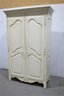 ETHAN ALLEN- Armoire Country Cottage Storage Linen French Cabinet Farmhouse Vintage Solid Wood
