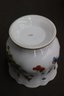 Hand-painted Lenwile  Ardalt China Butterfly Strawberry Beetle  Cachepot