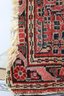 Vintage Persian Accent Rug Floral Mandala Motif