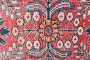 Vintage Persian Accent Rug Floral Mandala Motif