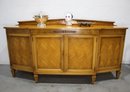 Art Deco Buffet With Shelf And  Interior Has One Shelves In Left & Right  Cabinet