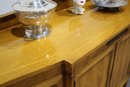 Art Deco Buffet With Shelf And  Interior Has One Shelves In Left & Right  Cabinet
