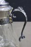 Vintage Glass And Silverplate Coffee/Tea Carafe