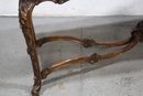 Vintage Carved Inlaid Flip Top Console /Server