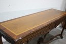 Vintage Carved Inlaid Flip Top Console /Server