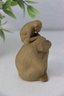 Grouping Of Five (5) Chinese Yi Xing Pottery Monkey Figurines