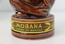 Vintage Ceramic Monkey And Banana Liqueur Bottle Mobana Creme De Banana