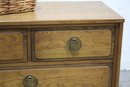 Vintage Chinoiserie Style Davis Cabinet Company Oak Chest/Dresser/Nightstand