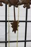 Black Forest Cuckoo Clock Leaves And Branches With Brown Face