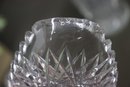 Group Lot Of Cut Crystal And Glass Vases, Bowls, Votive Holders, And More