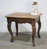 Vintage French Provincial Soft Serpentine Top Side Table