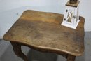 Vintage French Provincial Soft Serpentine Top Side Table