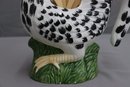 Hermitage Pottery Rooster Jar And Utensil Set - With Box