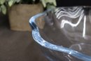 Beautiful Floriform Handmade Thick Glass Bowl, Etch-signed And Numbered