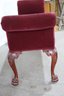 Double Roll Arm Backless Chaise On Baroque Revival Legs