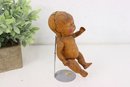 Vintage Composition Baby Doll With Jointed Arms And Legs (hole In Left Side Of Head)