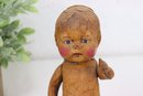 Vintage Composition Baby Doll With Jointed Arms And Legs (hole In Left Side Of Head)